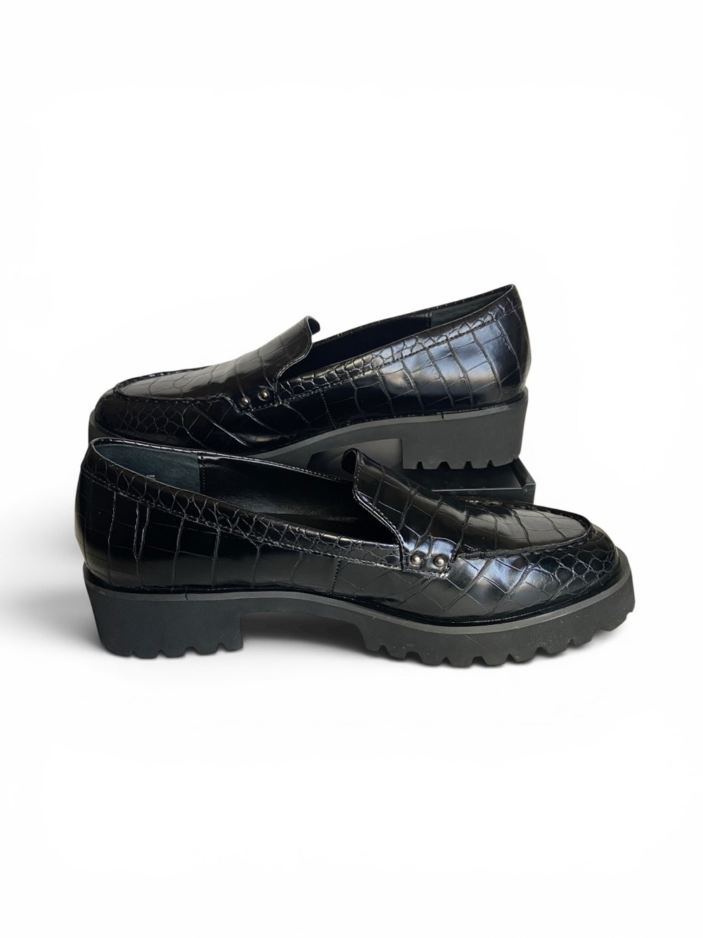 Bleecker & Bond | Women’s Black Wendall Platform Loafer Shoes | Size 6.5